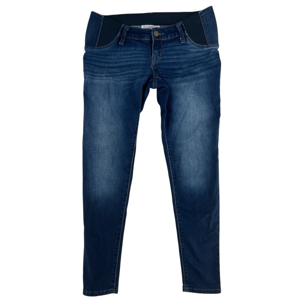 Isabel Maternity by Ingrid & Isabel Skinny Jeans Women 2/26R Blue Denim Low Rise